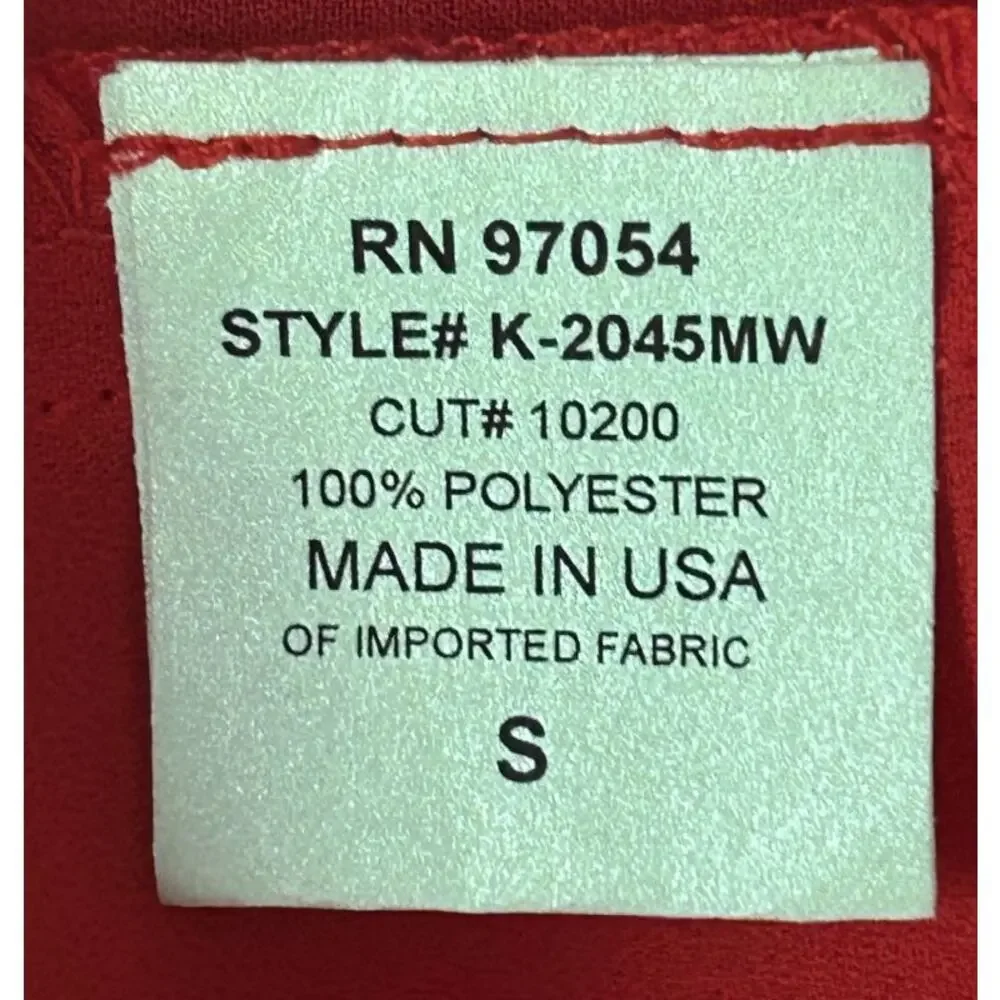 NWT Krisa Chiffon Layered Red Mini Skirt Small